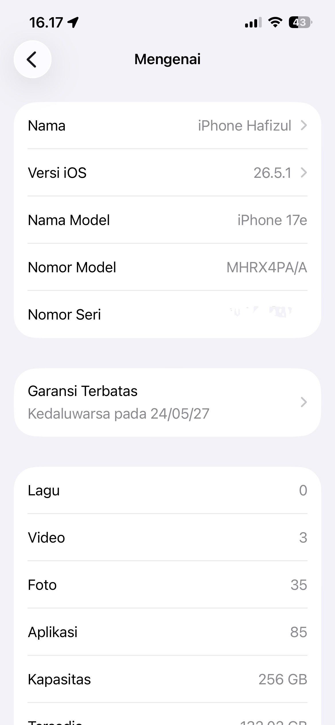 Mengenai iPhone