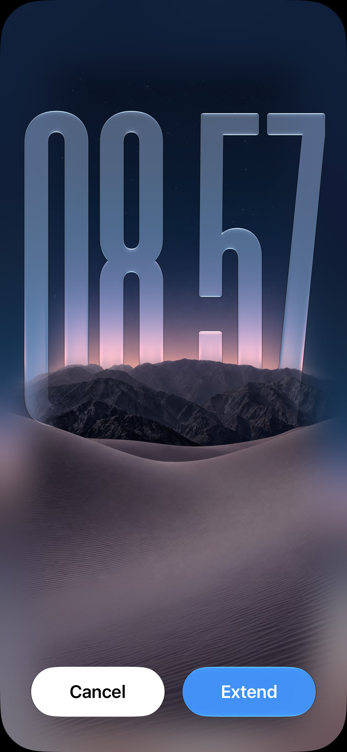 Extend wallpaper